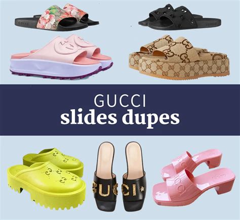 gucci slides not fake|gucci platform slides dupe.